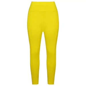 شلوار ورزشی زنانه مدل جیب دار کد 4065-1504 رنگ زرد